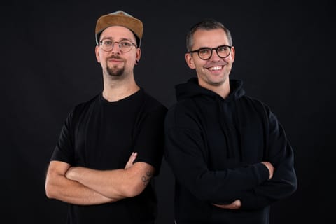 Huby und Marco, die Gründer von enki